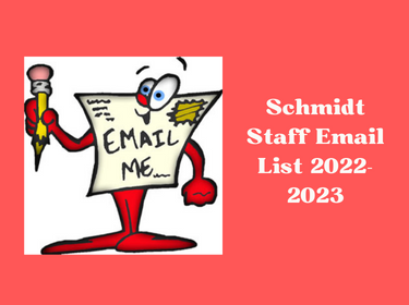  Schmidt Staff Email List 2022-2023